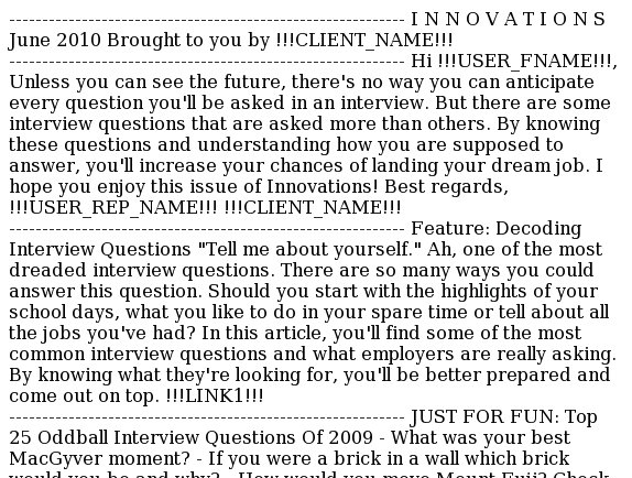 Innovations: Decoding Interview Questions