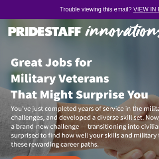 Great Jobs for Military Veterans That Might Surprise You