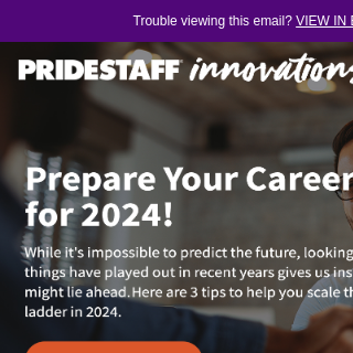 Prepare Your Career for 2024!