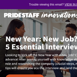 New Year: New Job? 5 Essential Interview Tips